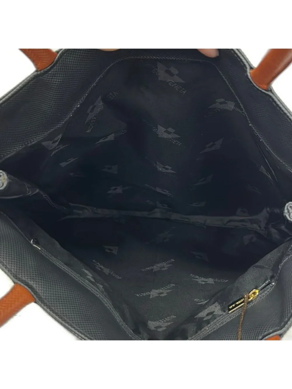 Bottega Veneta Tote Black Brown Leather - Picture 7 of 10